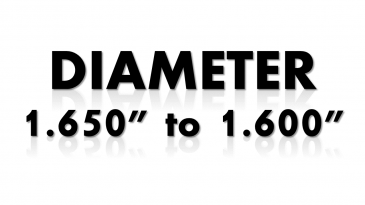 Diameter 1.650" to 1.600" Valve Springs