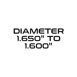 Diameter 1.650" to 1.600" Triple Valve Springs